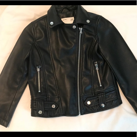 zara boys leather jacket